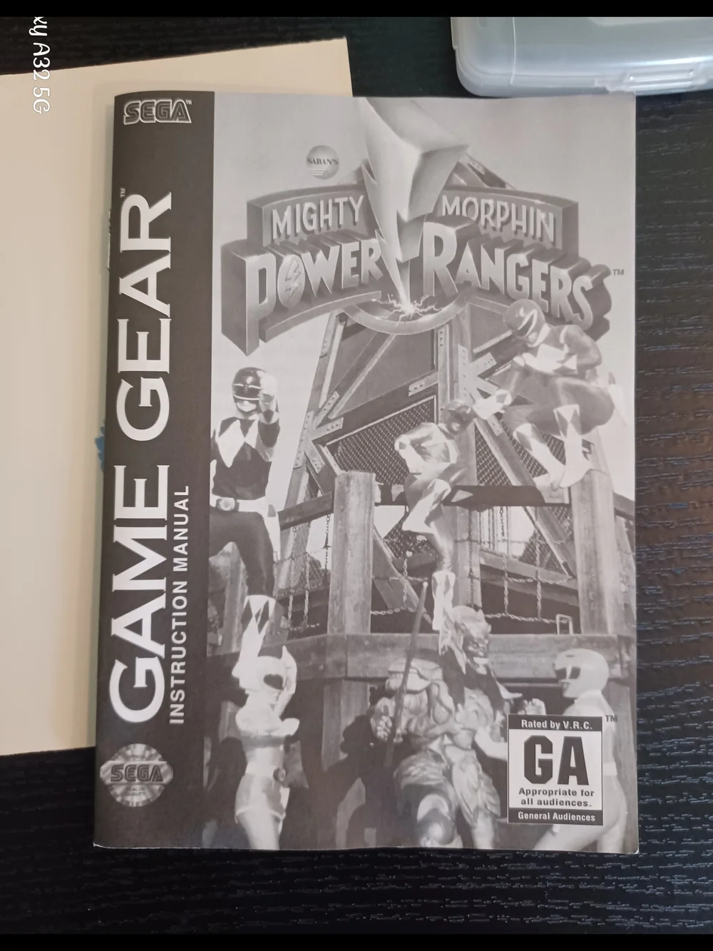 Mighty Morphin Power Rangers Game Gear Game
